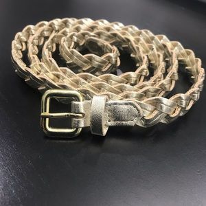 ~TODAY ONLY - $6~ H&M | Braided Metallic Belt